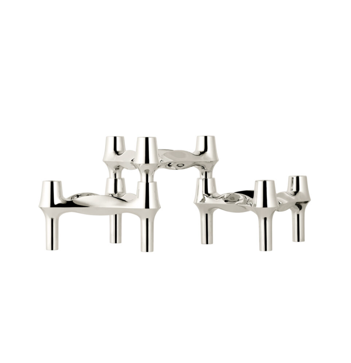 Stoff Nagel BMF Candle Holder Chrome 3 Pack