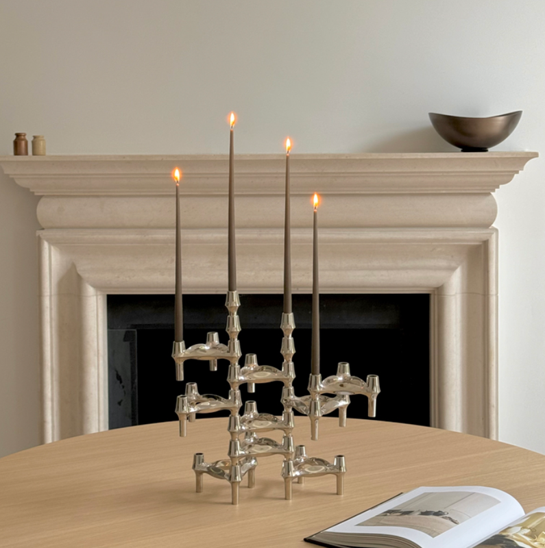 Stoff Nagel BMF Candle Holder Chrome 3 Pack