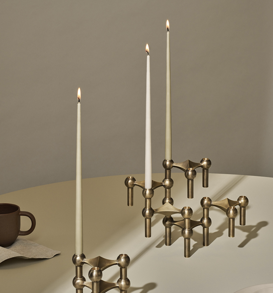 Stoff Nagel Taper Candles Stoff Nagel Artichoke 6 pcs