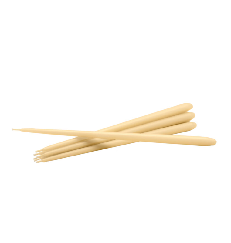 Stoff Nagel Taper Candles Stoff Nagel Ginger 6 pcs