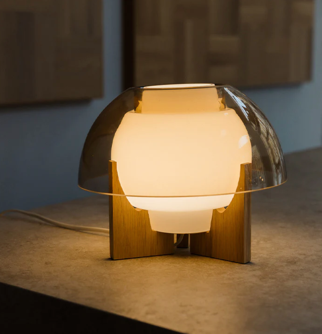 LYFA Table Lamp ERGO 250 Oak Sand