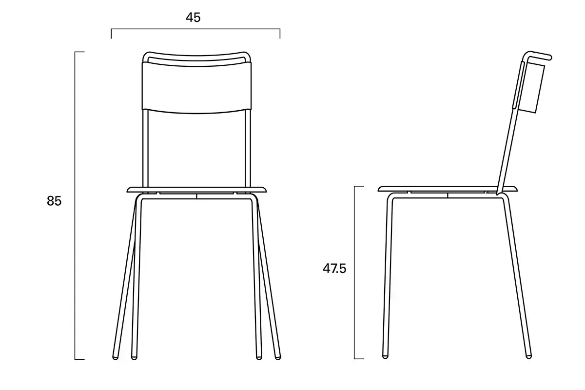 Frama Petit Rond Chair Stainless Steel