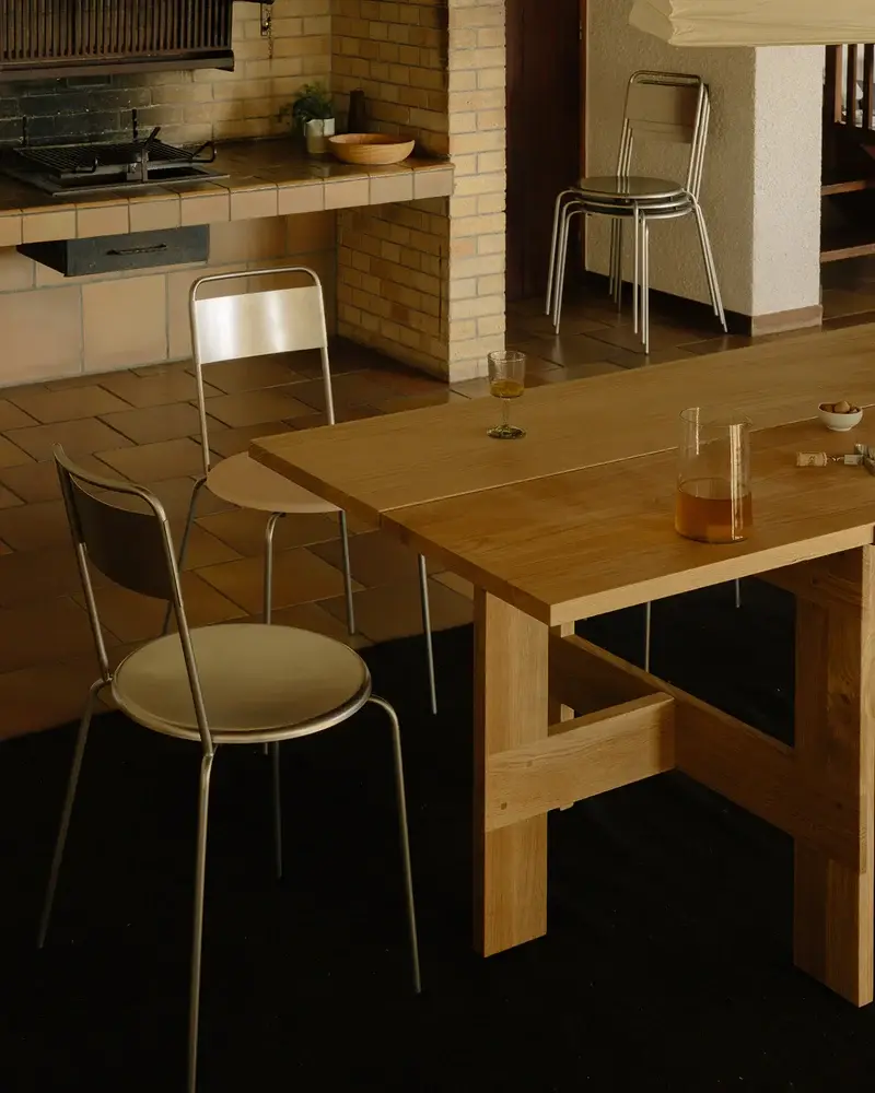 Frama Petit Rond Chair Stainless Steel