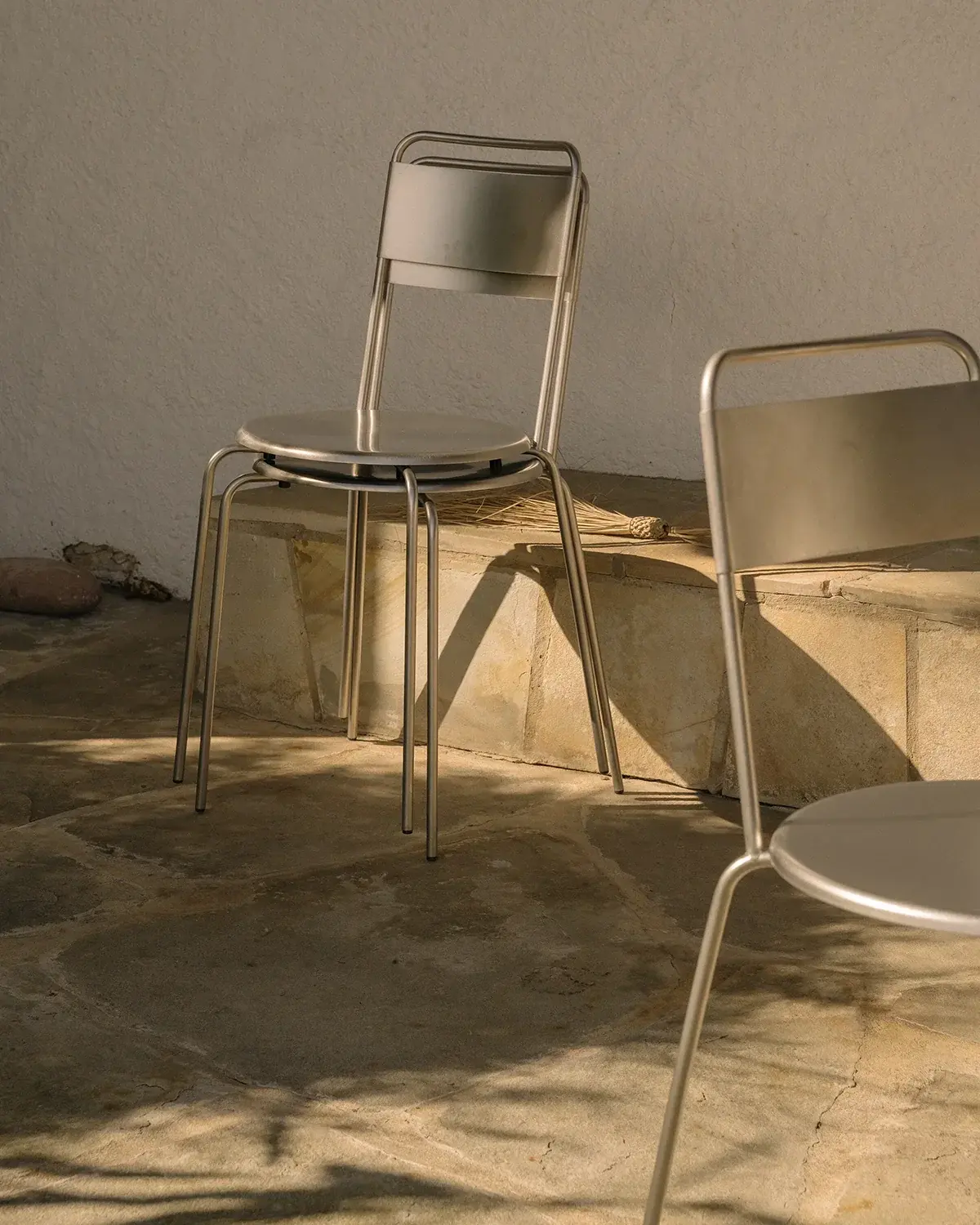 Frama Petit Rond Chair Stainless Steel