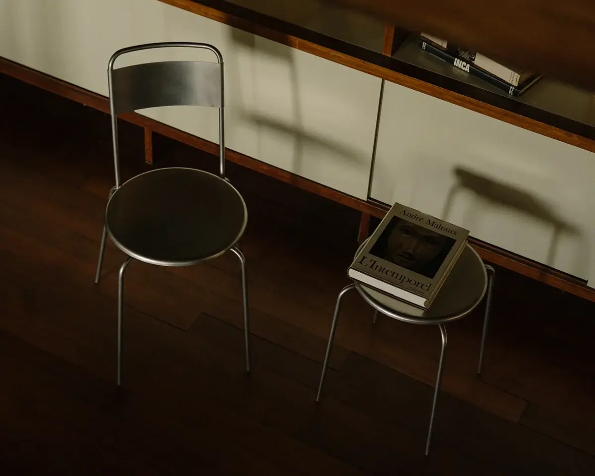 Frama Petit Rond Stool Stainless Steel