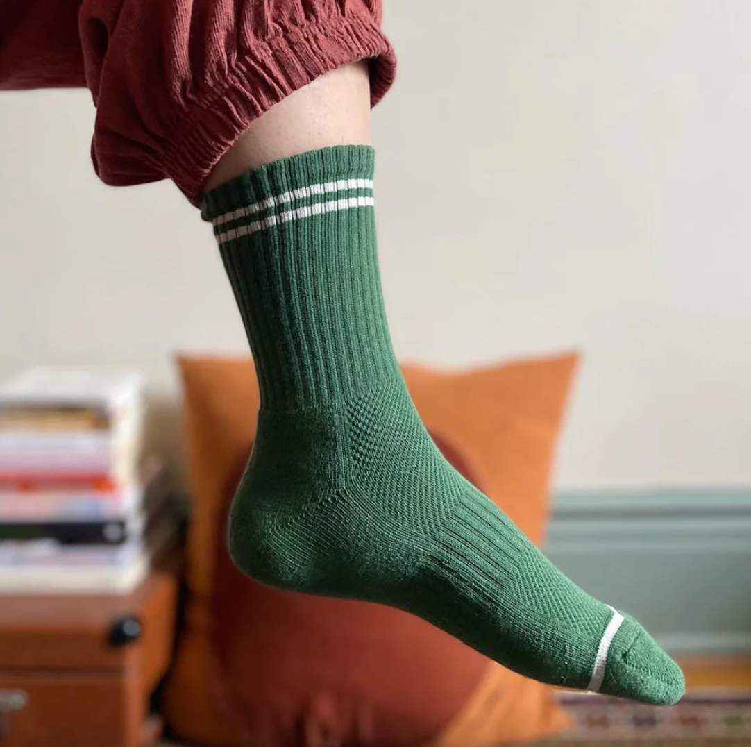 Le Bon Shoppe Boyfriend Socks Moss OS