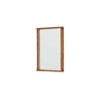 Frama Symmetry Mirror Honey Ash Wood Small
