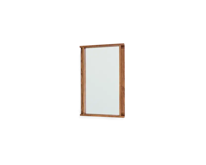 Frama Symmetry Mirror Honey Ash Wood Small