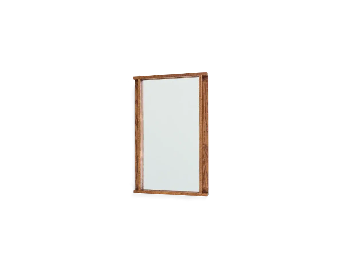 Frama Symmetry Mirror Honey Ash Wood Small