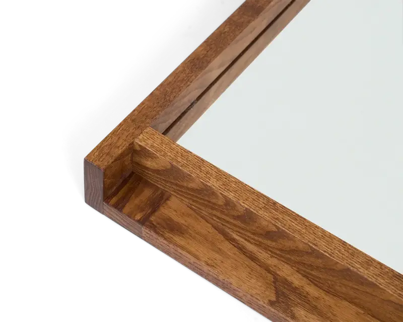 Frama Symmetry Mirror Honey Ash Wood Small