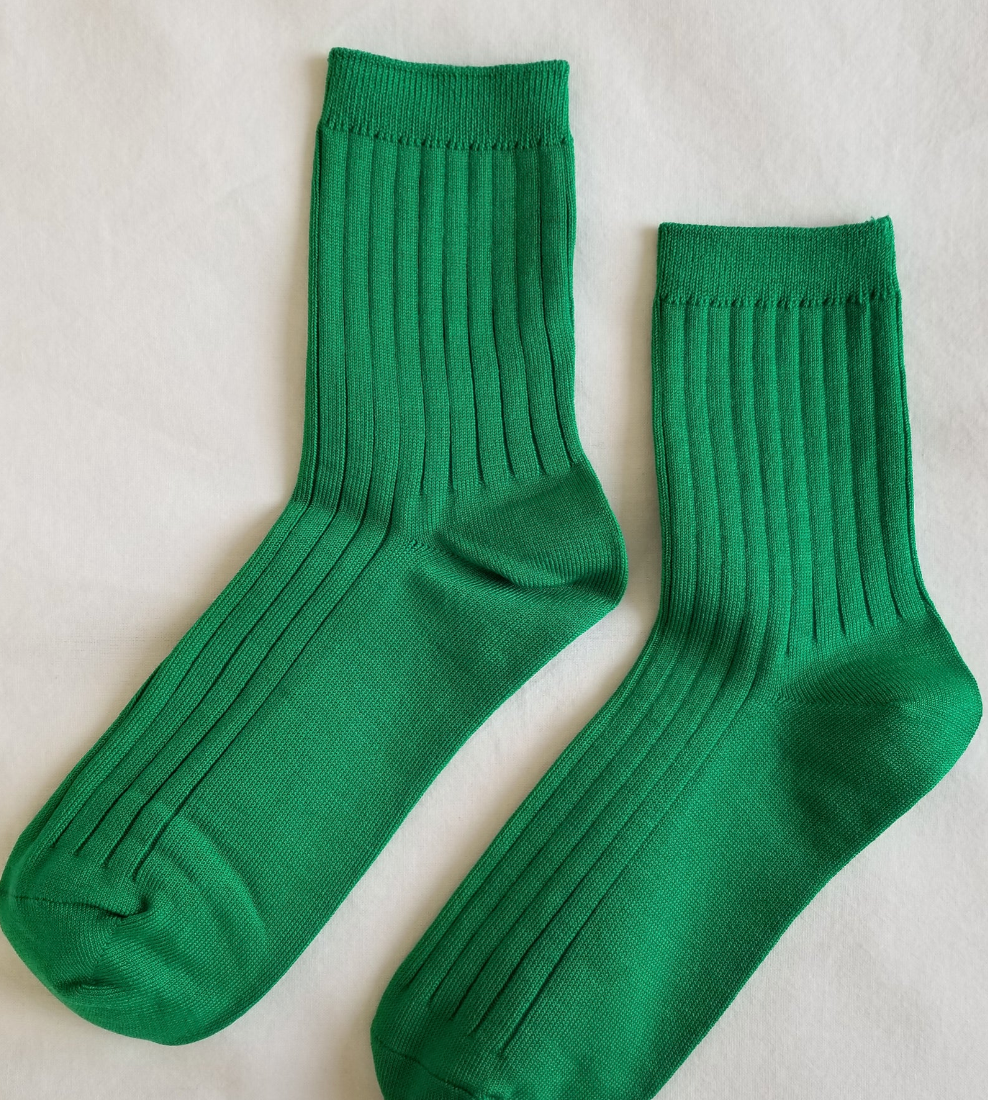 Le Bon Shoppe Her Socks Kelly Green