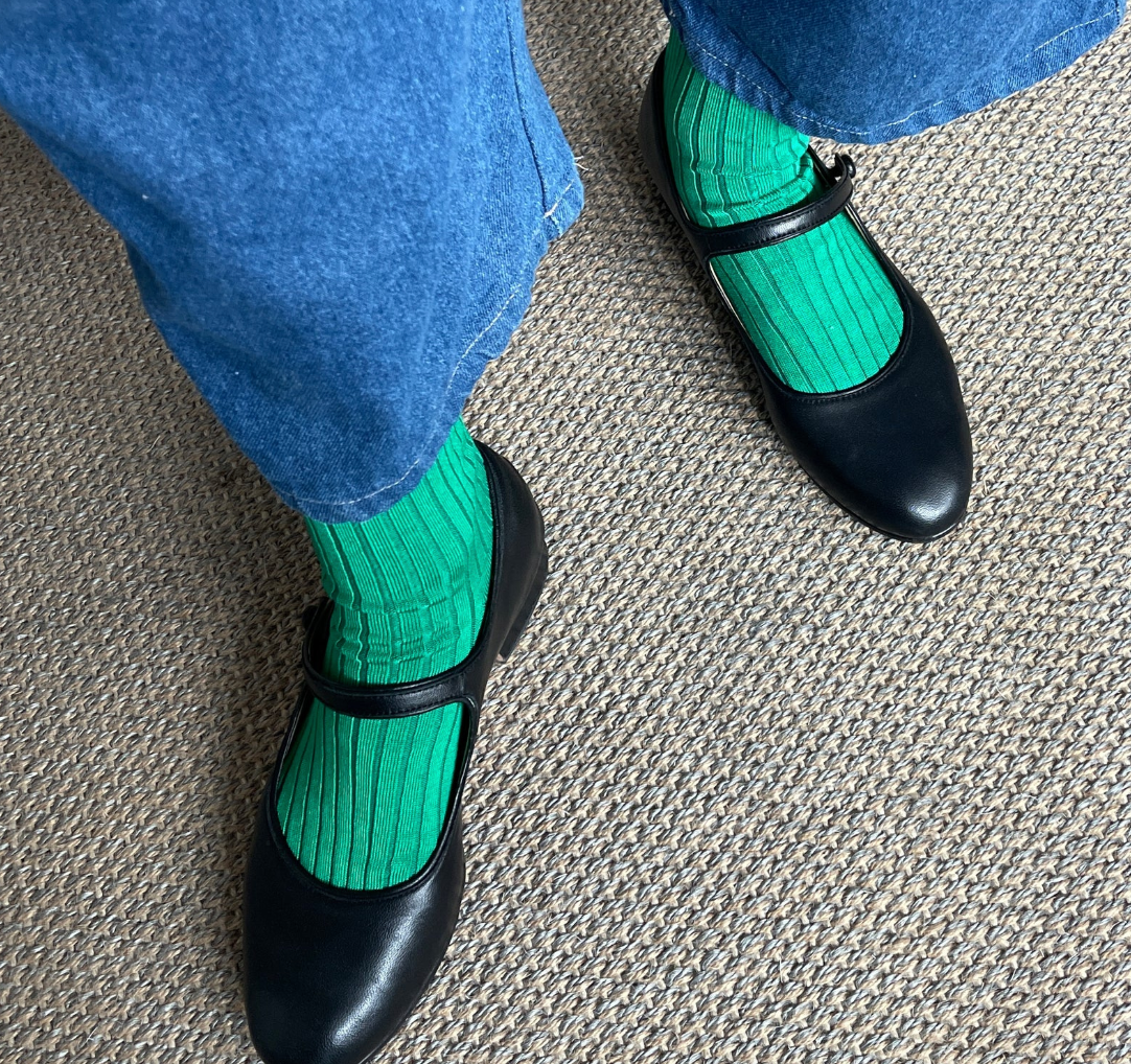 Le Bon Shoppe Her Socks Kelly Green