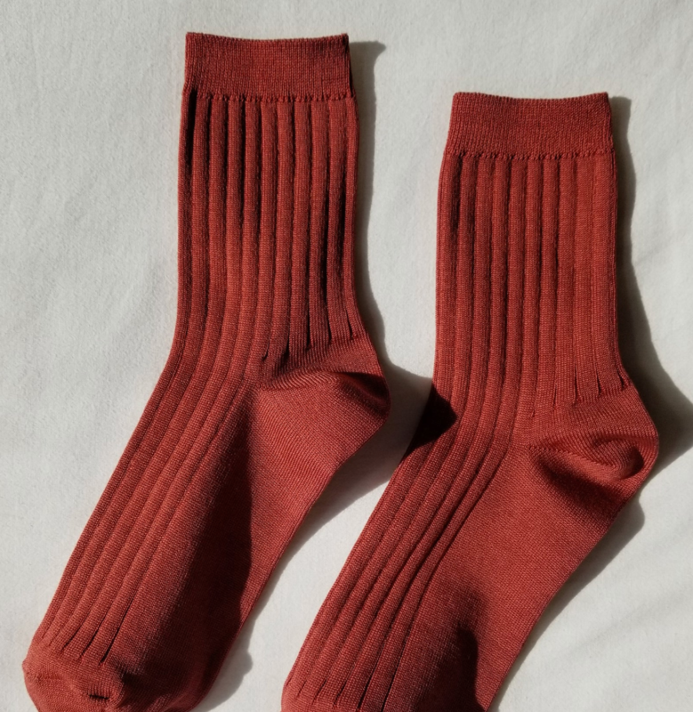Le Bon Shoppe Her Socks Terracotta