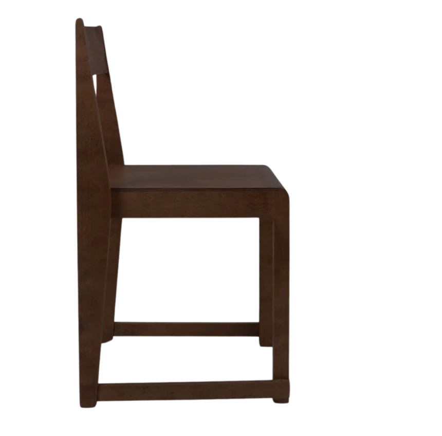 Frama Chair 01 Dark Brown Birch