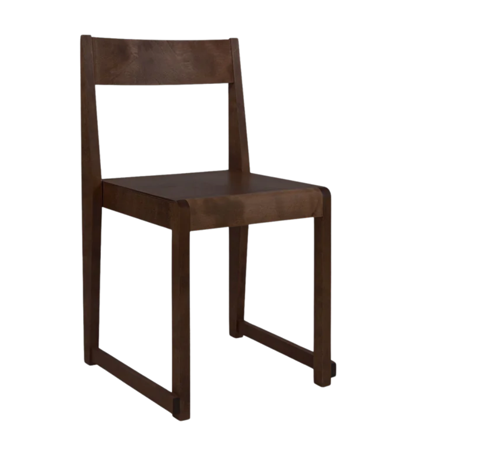 Frama Chair 01 Dark Brown Birch