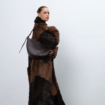 Adax Lucca Shoulder Bag Jodie Dark Brown
