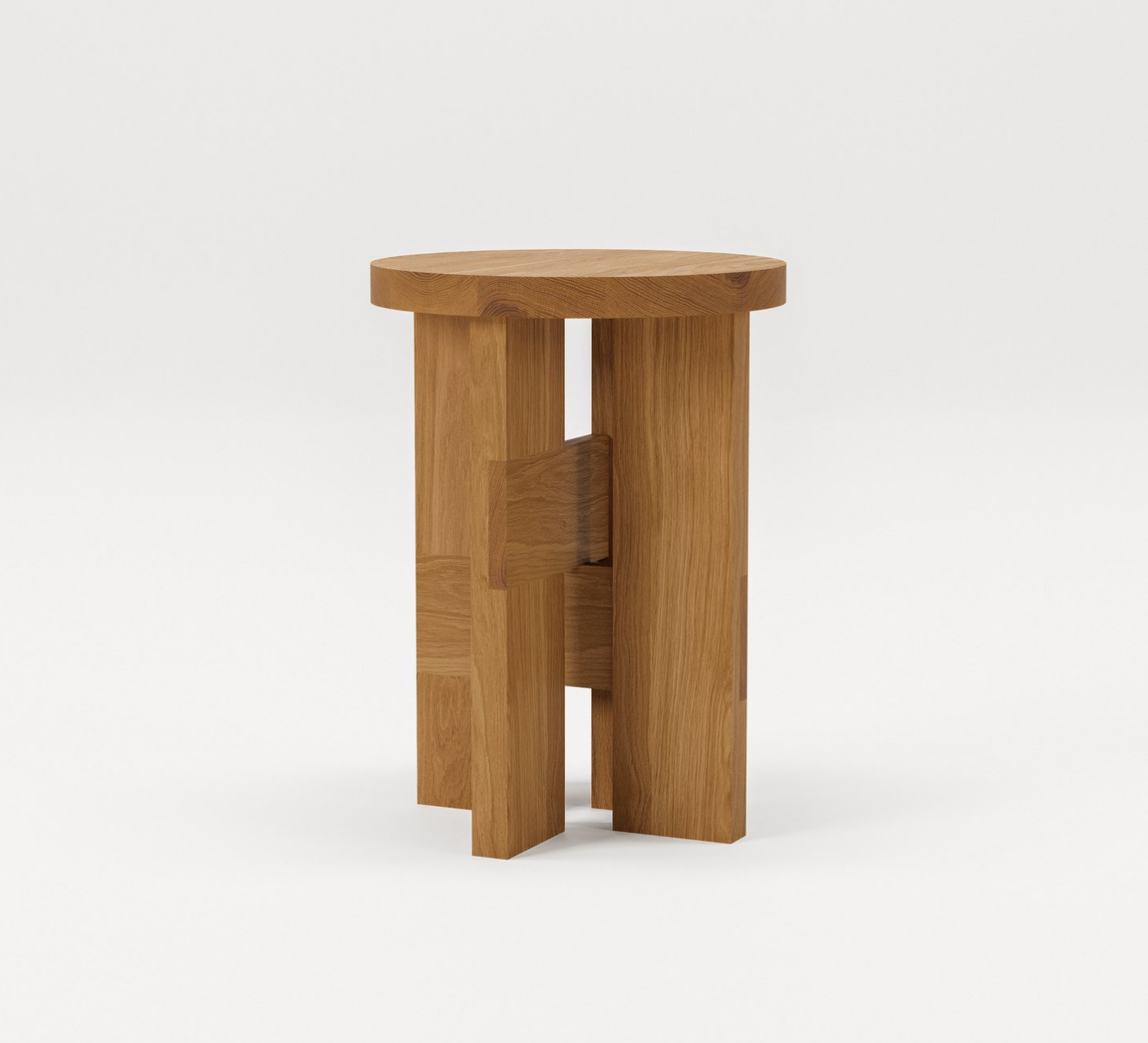 Thorup Mio Stool and Side Table I Oiled Solid Oak
