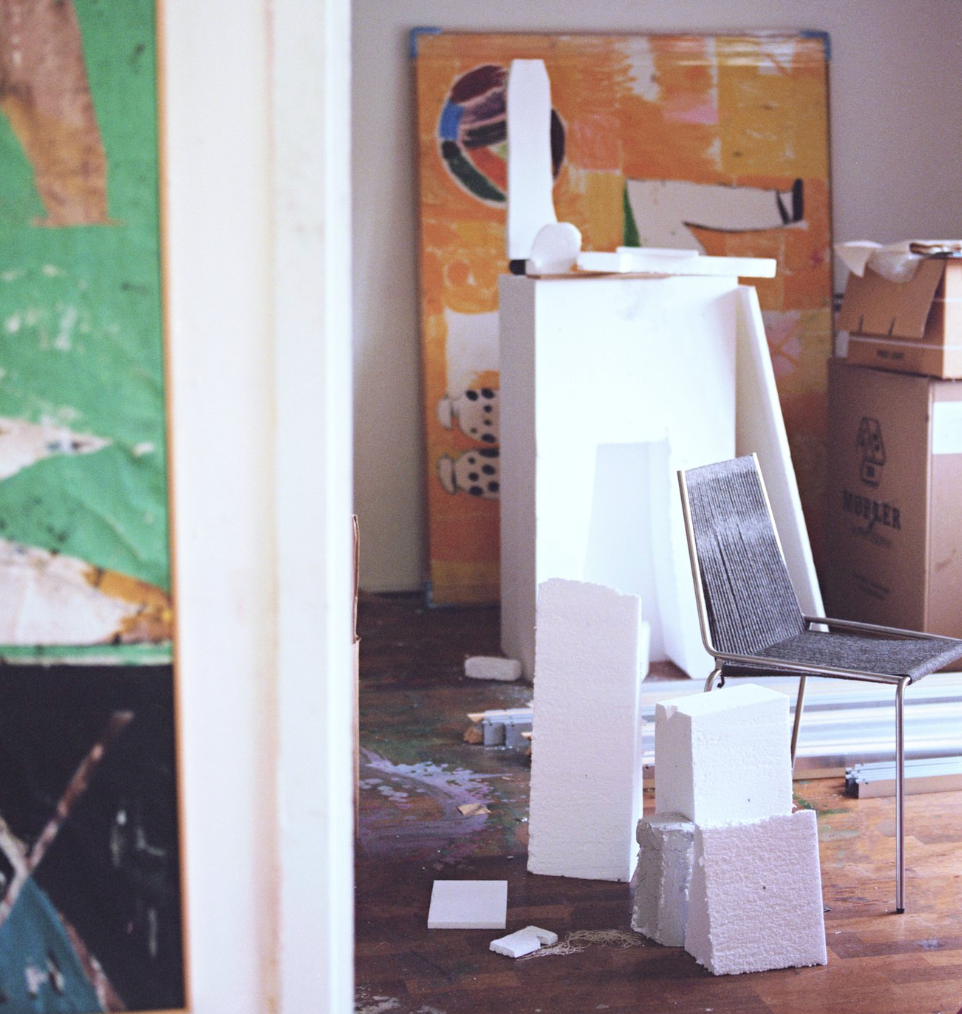 Thorup Noel Chair Steel base | Dark Grey Wool Flag Halyard