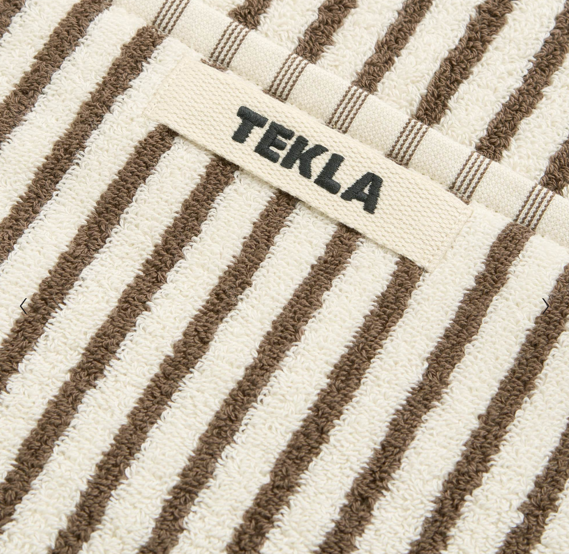 Tekla Terry Towel Kodiak Stripes 30x30