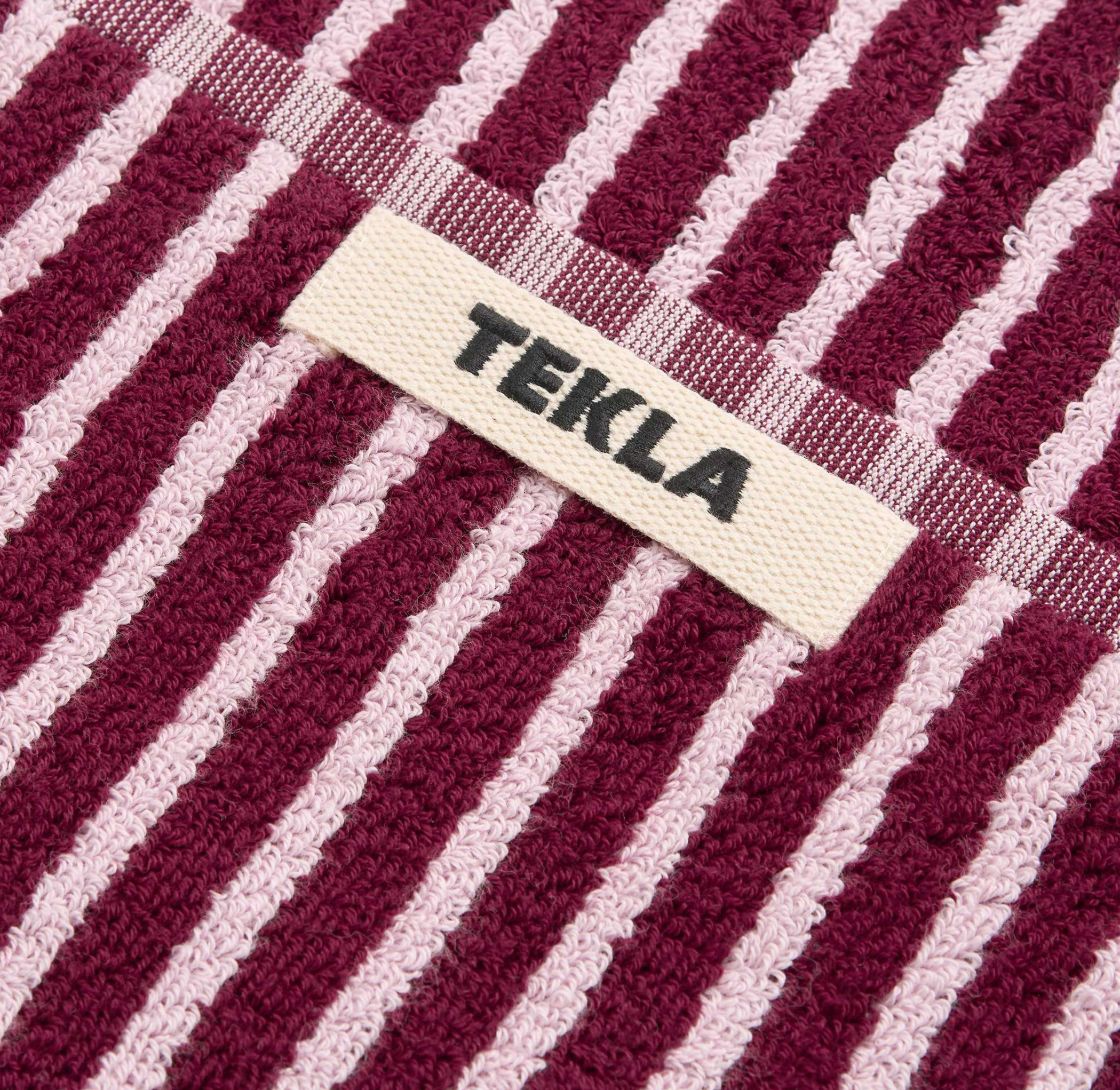 Tekla Terry Towel Red & Rose 50x90