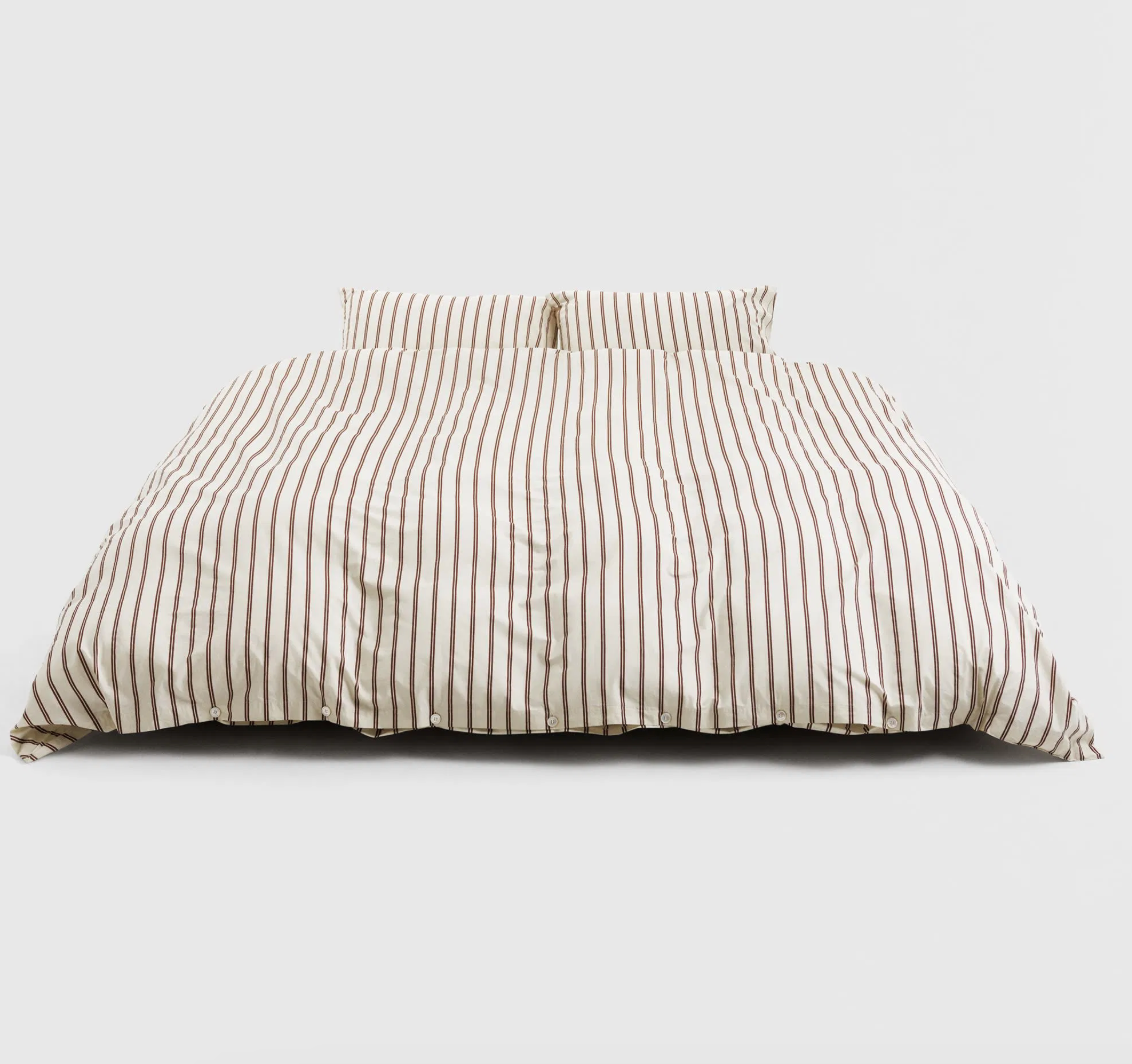 Tekla Percale Duvet Cover Hopper Stripes 240x220