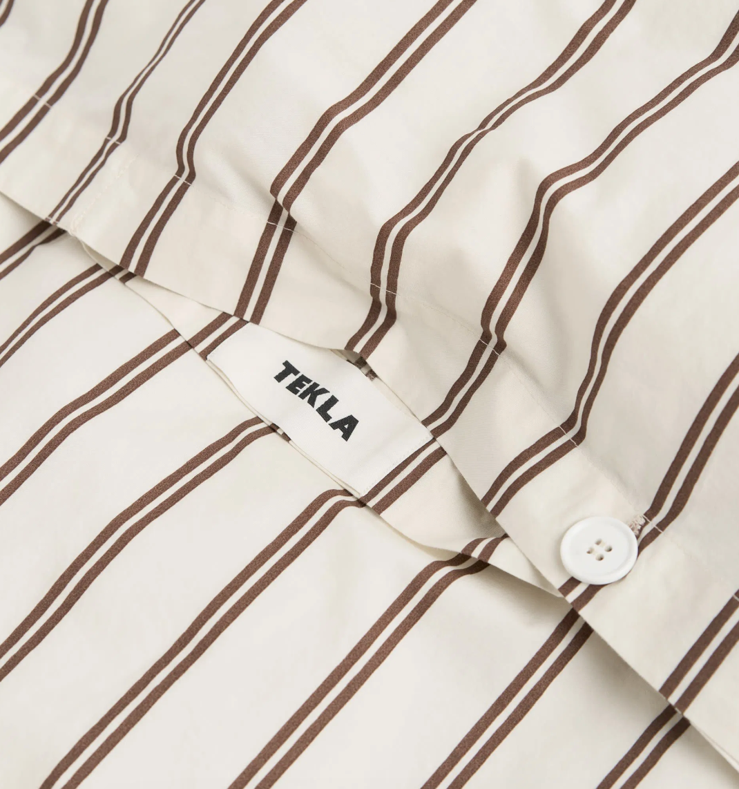 Tekla Percale Duvet Cover Hopper Stripes 240x220