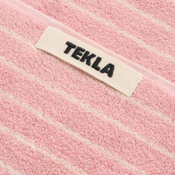 Tekla Terry Towel Shaded Pink Stripes 30x30