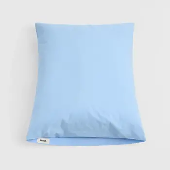 Tekla Percale Pillow Sham Island Blue 60x70