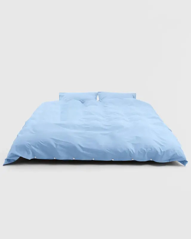 Tekla Percale Pillow Sham Island Blue 60x70