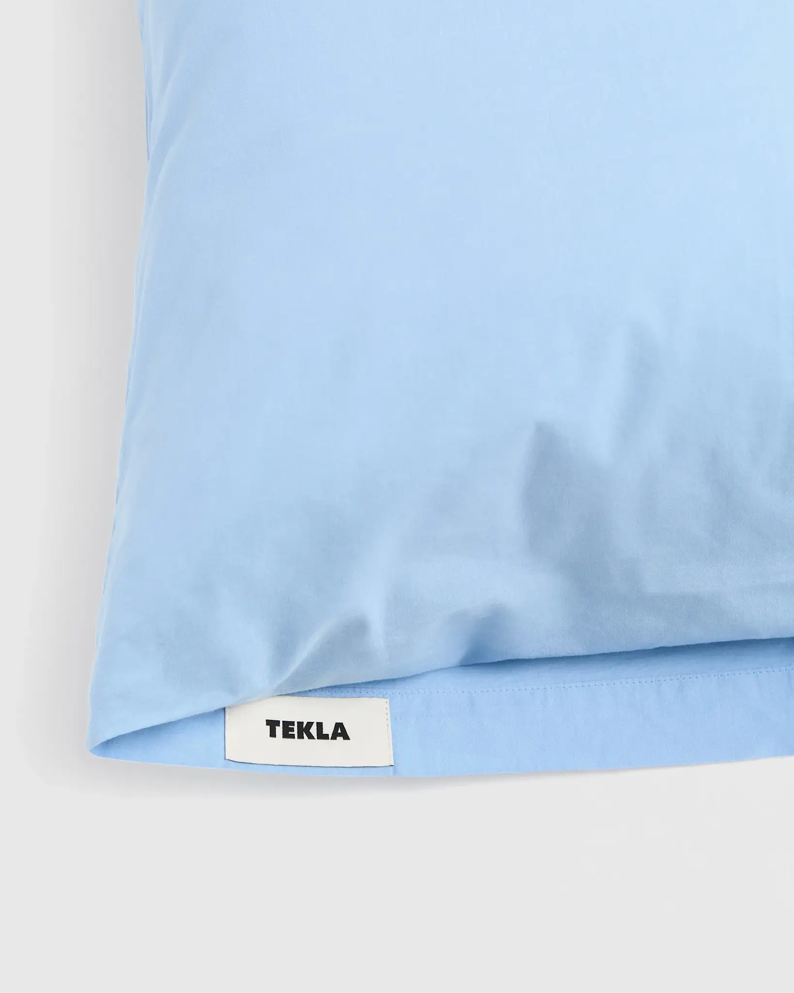 Tekla Percale Pillow Sham Island Blue 60x70