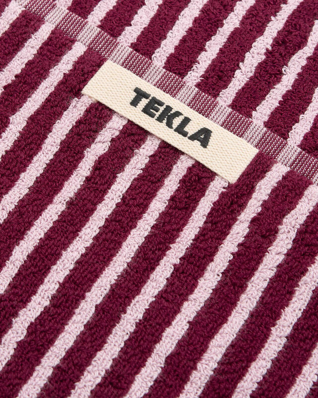 Tekla Terry Towel Red & Rose 70x140