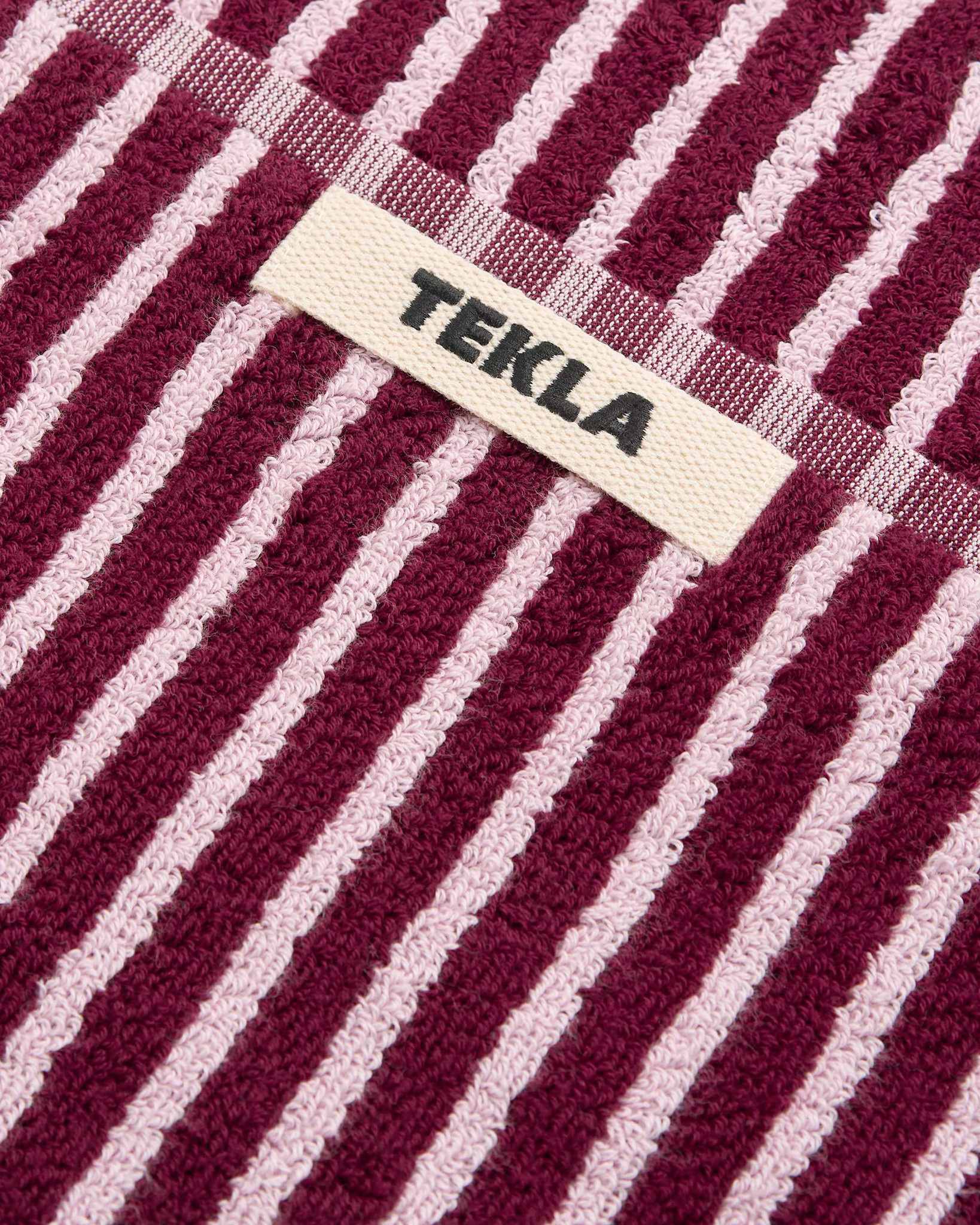 Tekla Terry Towel Red & Rose 30x50