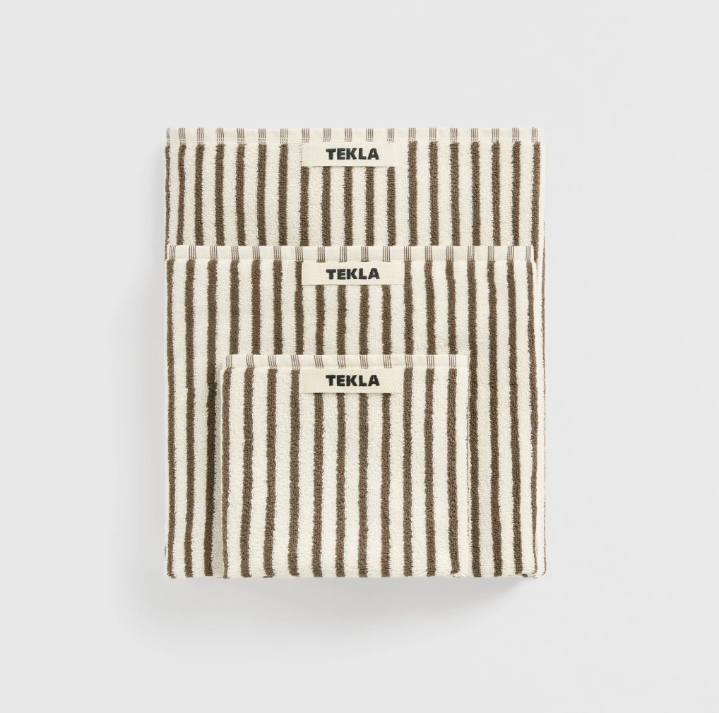 Tekla Terry Towel Kodiak Stripes 70x140