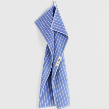 Tekla Terry Towel Clear Blue Stripes 50x90