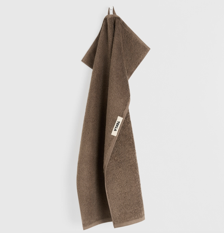 Tekla Terry Towel Kodiak Brown 50x90