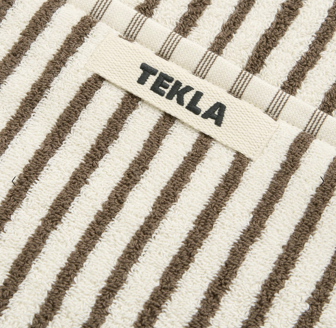 Tekla Terry Towel Kodiak Stripes 30x50