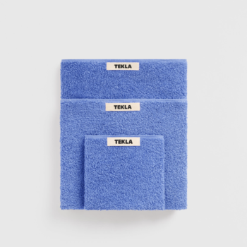 Tekla Terry Towel Clear Blue 30x30