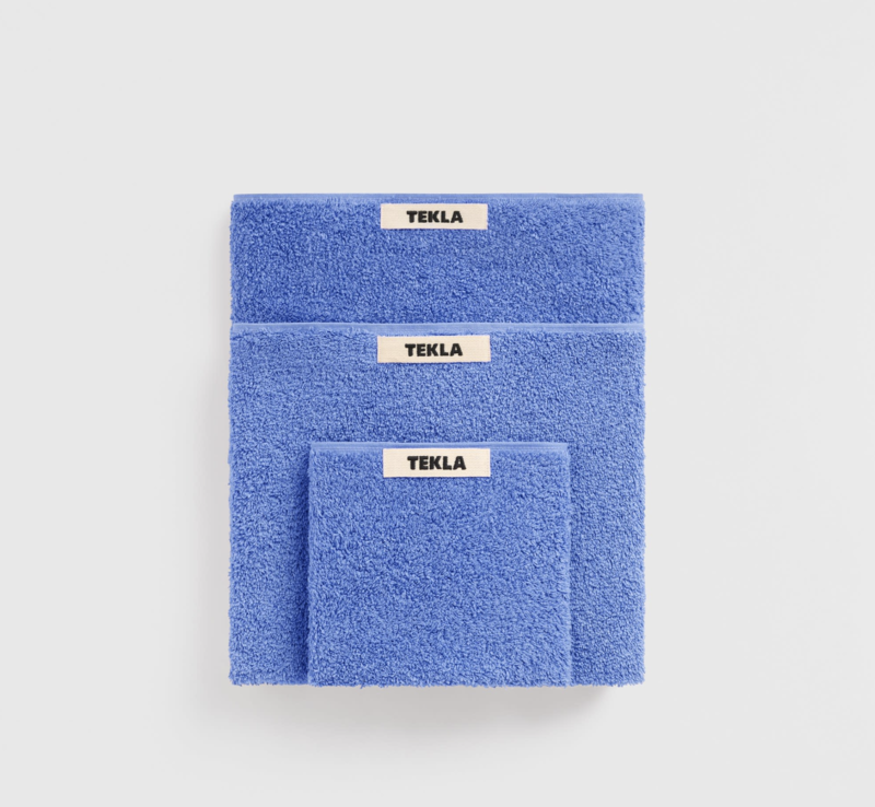 Tekla Terry Towel Clear Blue 30x30
