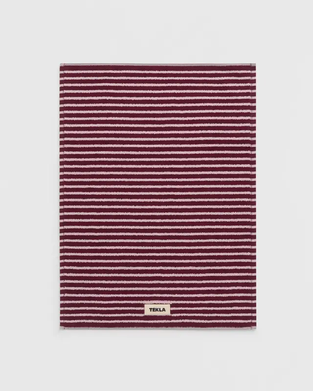 Tekla Bath mat Red & Rose 70X50