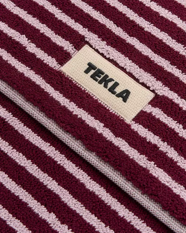 Tekla Bath mat Red & Rose 70X50