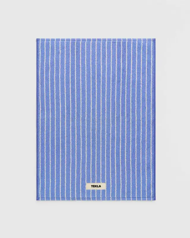 Tekla Bath mat 70X50 Clear Blue Stripes