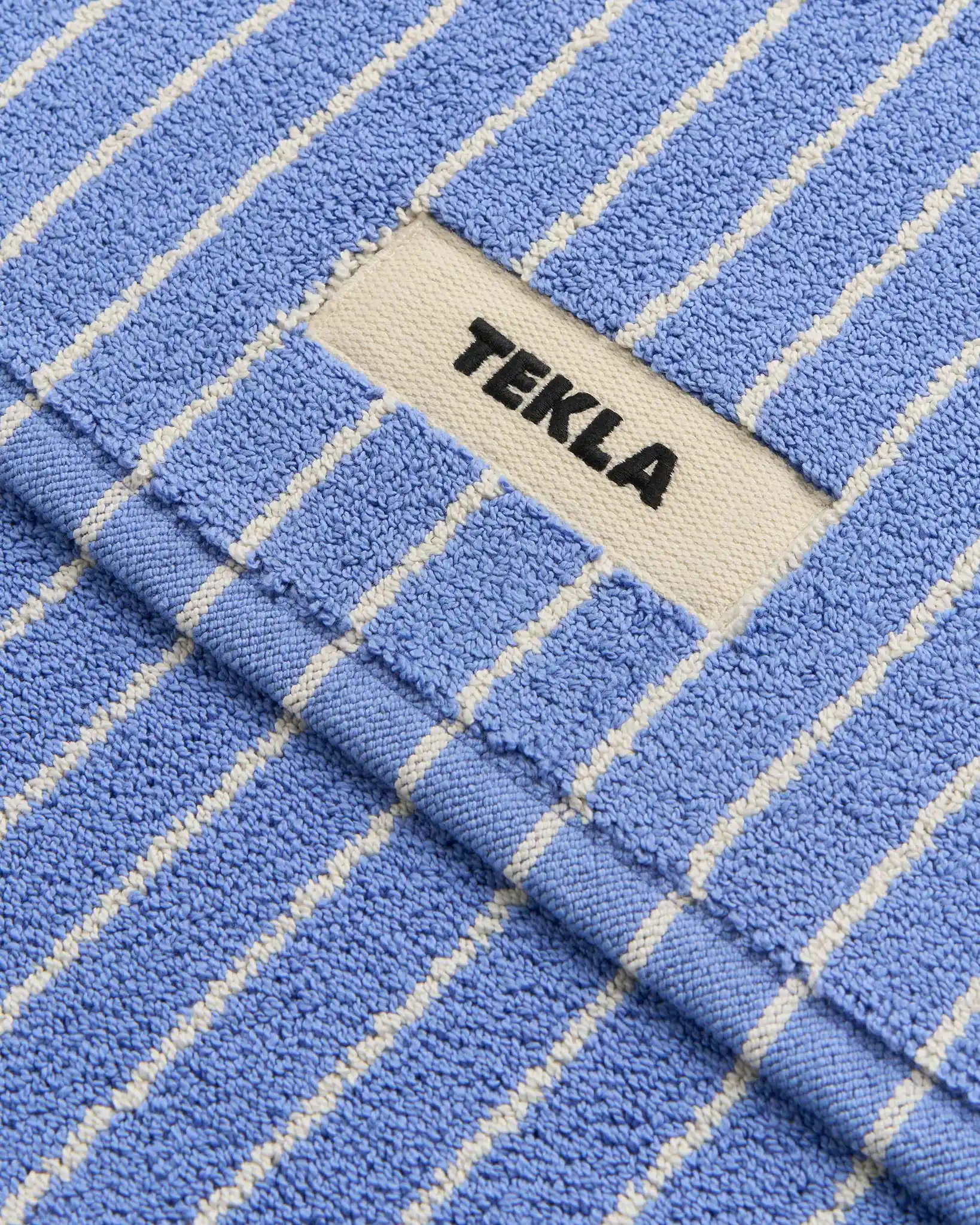 Tekla Bath mat 70X50 Clear Blue Stripes
