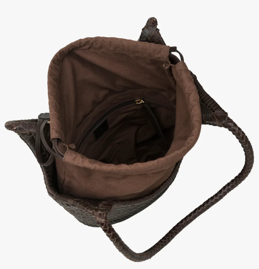 Adax Lucca shoulder bag Diore Dark brown