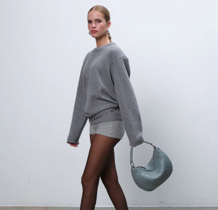 Adax Salerno shoulder bag Marlin Sky