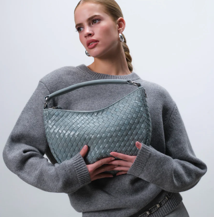 Adax Salerno shoulder bag Marlin Sky