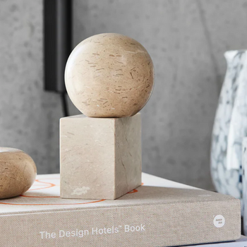 OYOY Marble Bookend Square