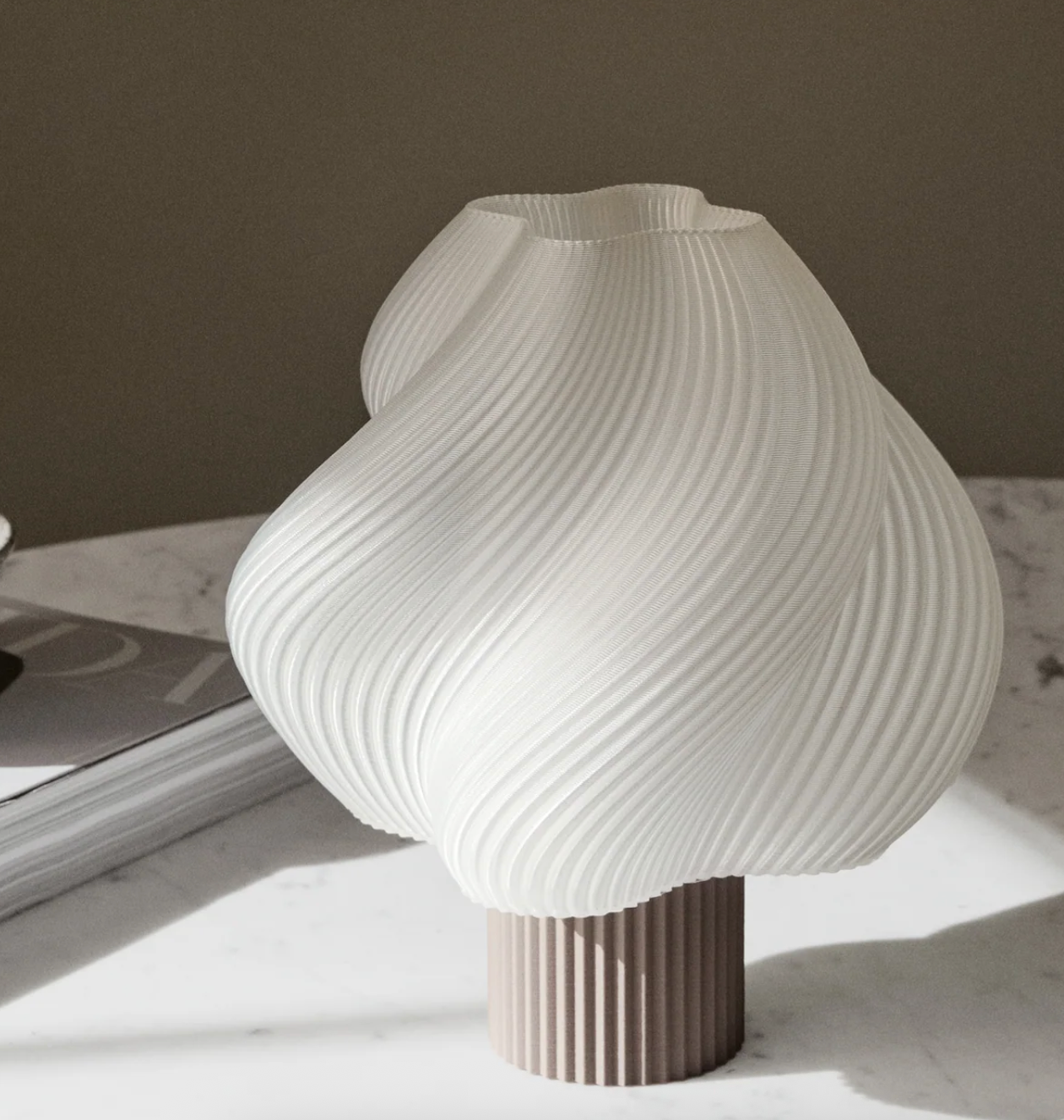 Creme Atelier Soft Serve Lamp Portable Mocha
