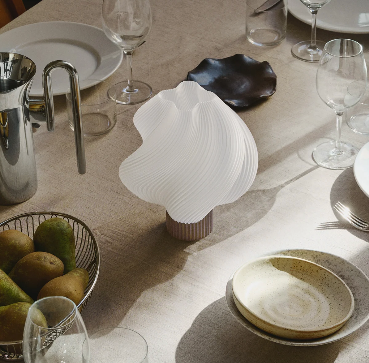 Creme Atelier Soft Serve Lamp Portable Mocha