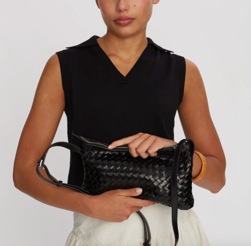 Adax Salerno Shoulder Bag Barbara Black