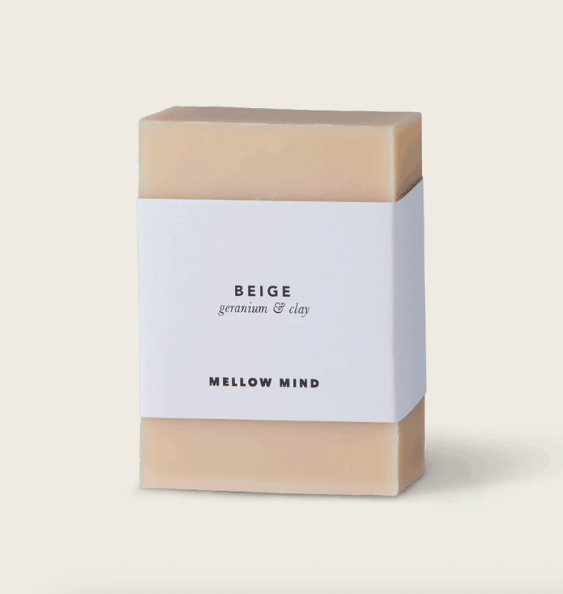 Mellow mind Beige Clay Soap Geranium